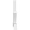 Ekena Millwork Vanguard Architectural Grade PVC Gable Bracket, 84"W x 38 1/2"H x 4"D x 4"F, 11/12 Pitch GBP084X39X0404VAN00 - alternate 5